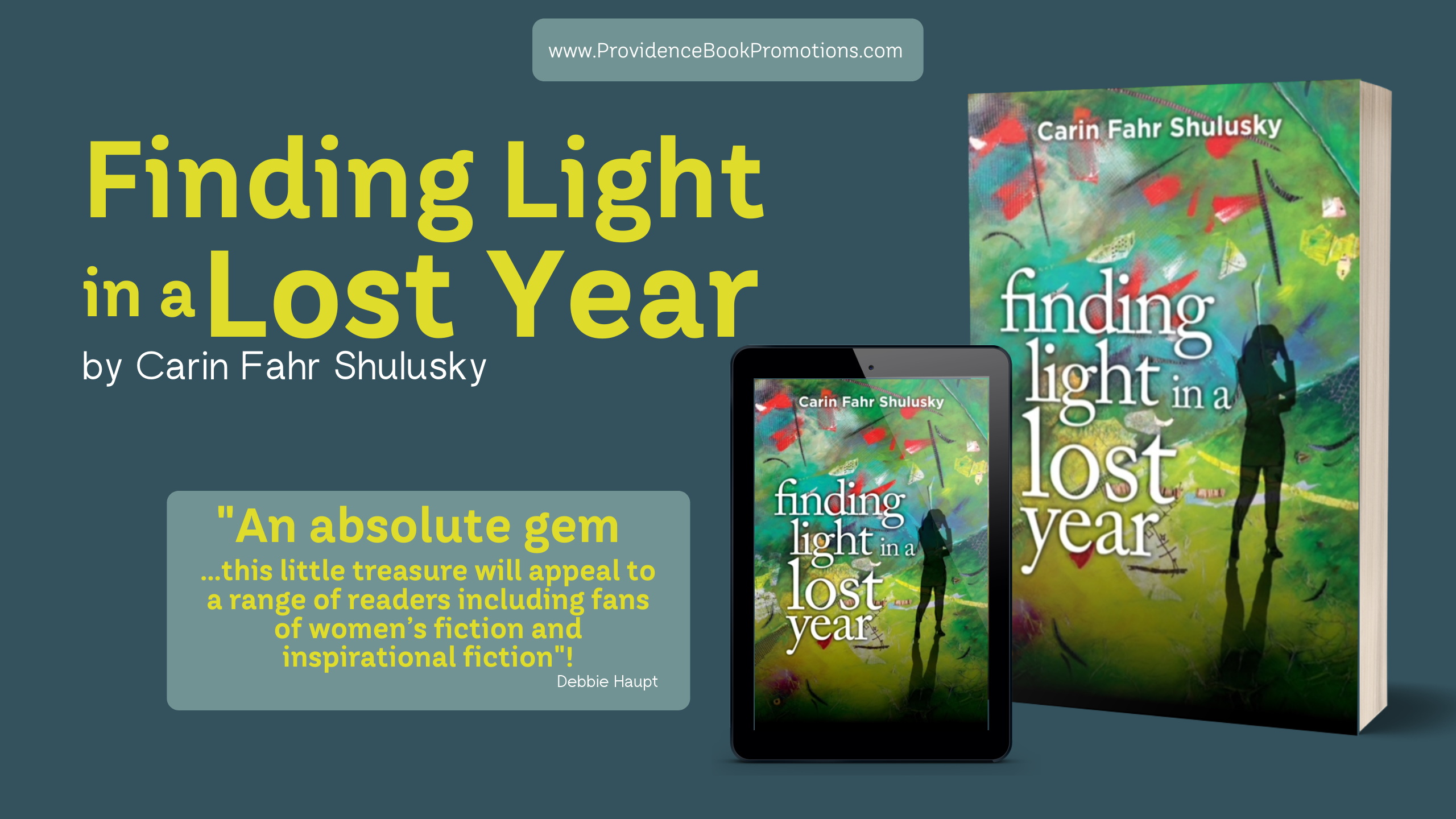 Finding Light in a Lost Year by Carin Fahr Shulusky Banner